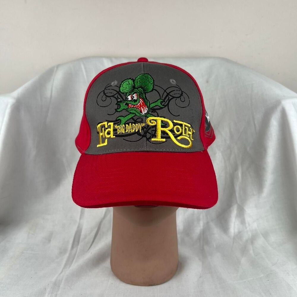 Vintage Ed Roth Rat Fink Red Trucker Y2K